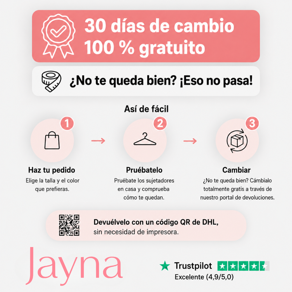 Jayna Sujetador Confort sin costuras ni aros