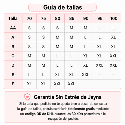 Jayna Sujetador Confort sin costuras ni aros