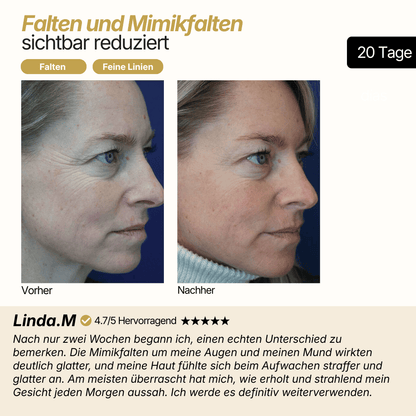 Koreanische Anti-Aging-Maske mit Kollagen und Kurkuma