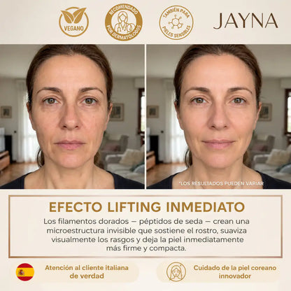 Jayna Suero Coreano Efecto Lifting con Péptidos de Seda