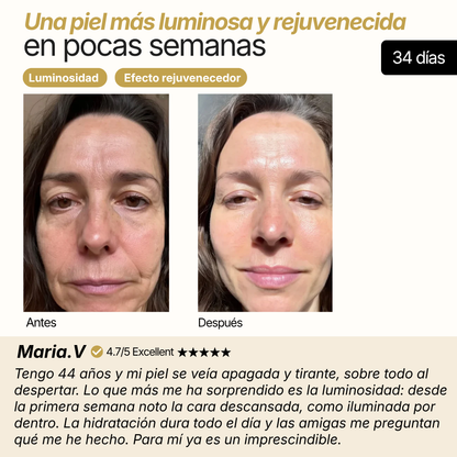 Mascarilla Coreana Antiedad con Colágeno y Cúrcuma