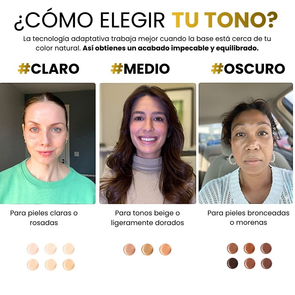 Base de maquillaje 2 en 1 con brocha integrada