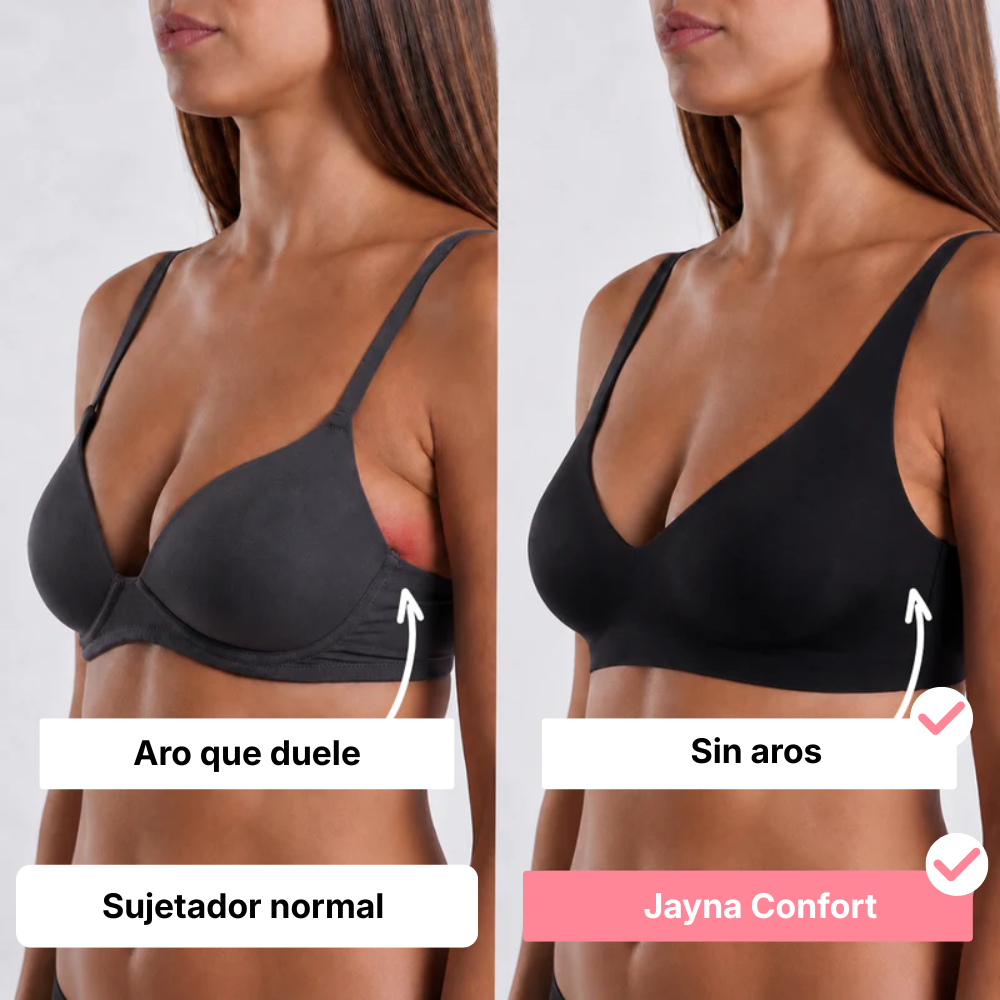 Jayna Sujetador Confort sin costuras ni aros