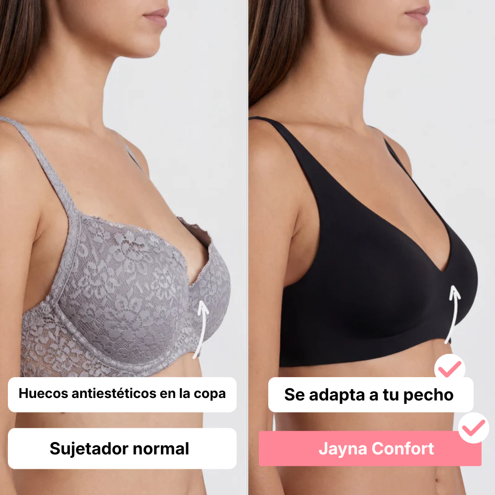 Jayna Sujetador Confort sin costuras ni aros