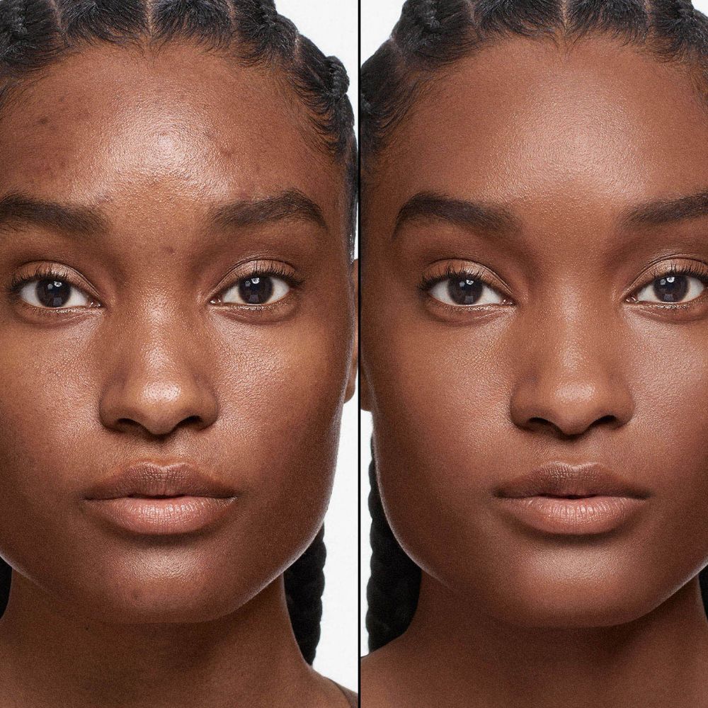 Base de maquillaje 2 en 1 con brocha integrada