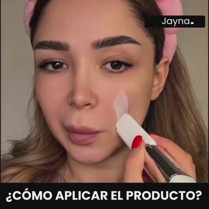 Base de maquillaje 2 en 1 con brocha integrada